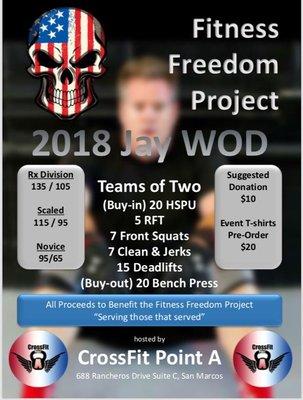 Fundraising Event for the Fitness Freedom Project