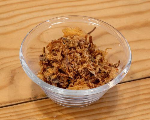 Crispy fried onions