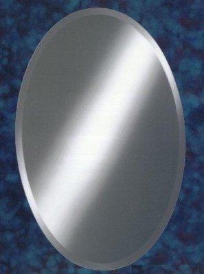 beveled oval mirror