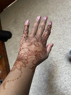 Henna 24hrs later