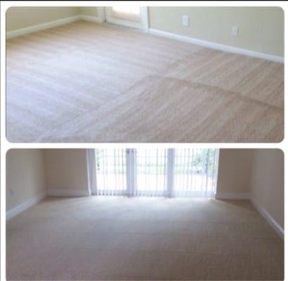 Carpet cleaning job!