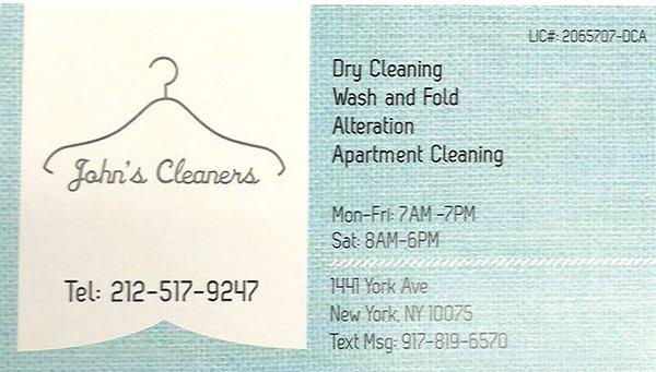 Not only having Wash & Fold, Dry Cleaning, but also having Professional Apartment Cleaning Service as well