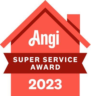 Award from Angi.com for 2023