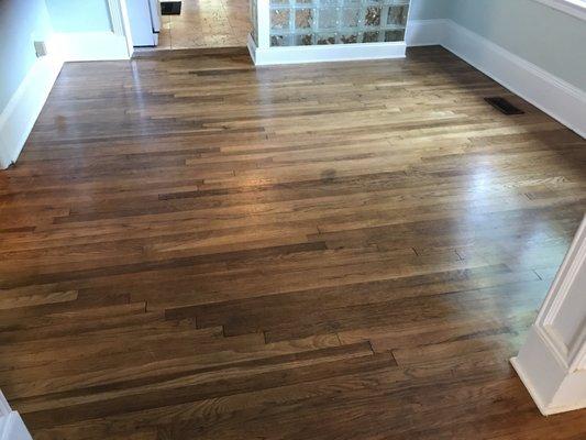 Finished wood floors for we buy houses hotlanta.