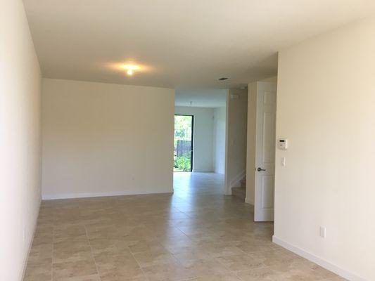 Spacious Living area in a beautiful Coconut Creek Community.