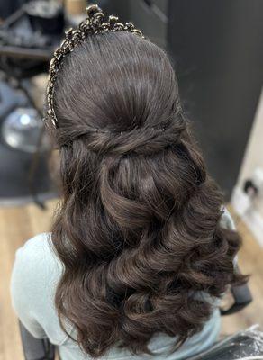 Quinceañera hair style