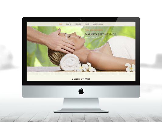 Massage Studio Website Design