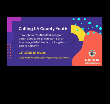 EE Testing Center has partnered with America's Job Center of California (AJCC) to provide employment opportunities for LA County Youth.