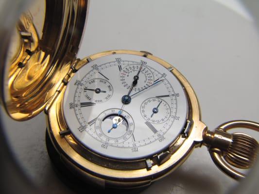 Minute  reapeter perpetual calendar circa 1910 Serviced 2015  gca la precision