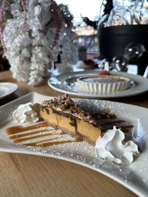 Pumpkin New York style cheesecake