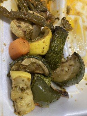 Roasted vegetables side