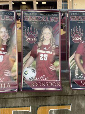 Varsity Soccer Banners