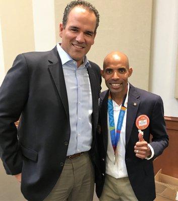 Honored to meet Meb Keflzighi