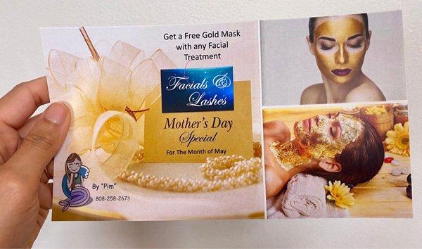 Happy Mother's Day Facial Special at Bangkok Thai Massage- Whole Month of May!