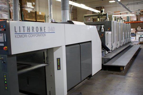 Kimori HUV 6 color press!