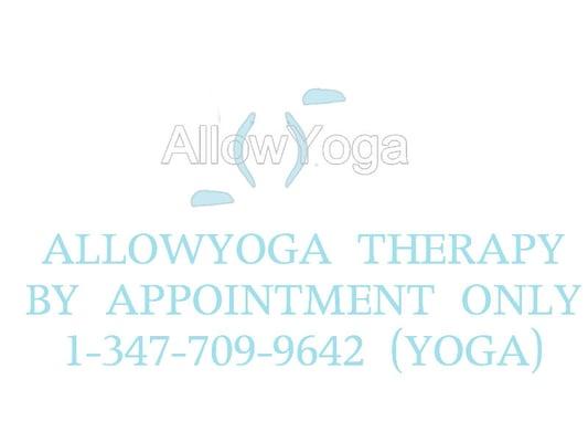 By appointment only 347-709-9642 (YOGA)