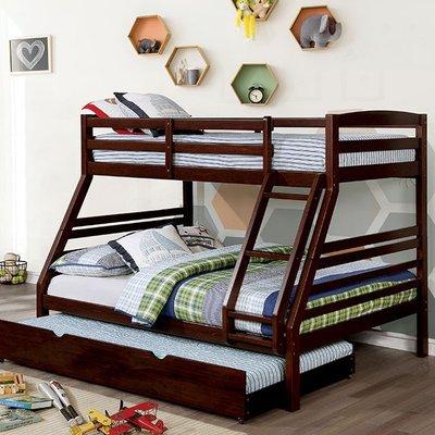 Twin Full Bunk Bed with Trundle