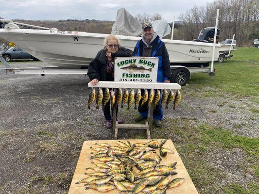 two person trip on skaneateles lake with capt buck