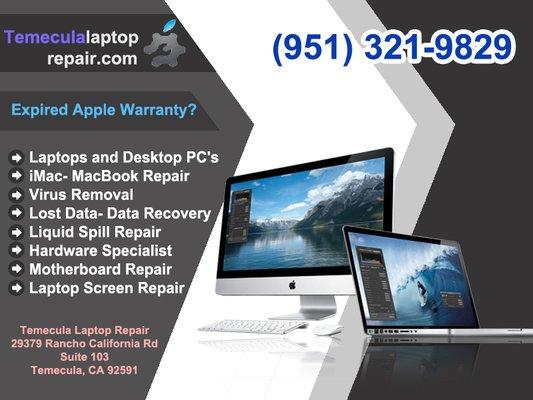 Computer Repair Temecula Murrieta PC Apple MAC Repair Service