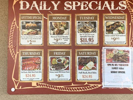 Daily Specials