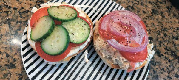 Bagelry bagels baked fresh daily.