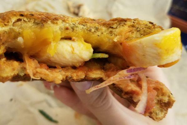 spicy chicken panini