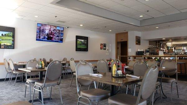 Huge indoor dining space