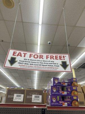 Eat for free program