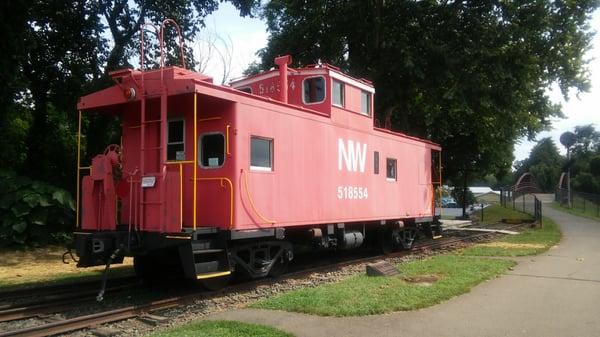 Caboose at S. 4th St.