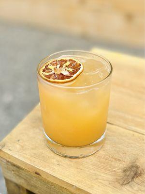 Mezcal cocktail