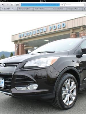 2013 Escape for $5500 off MSRP!