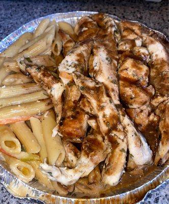 Rasta Pasta with Jerk Chicken Tenders