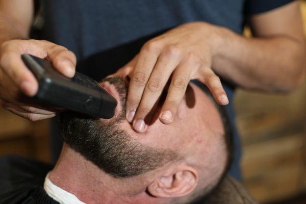 Beard trim with all the details.