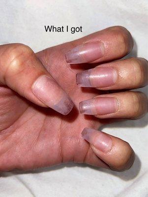 The nails I got at simply best nail salon ! :(