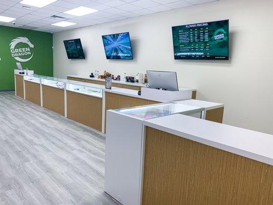 Green Dragon Medical Weed Dispensary Boynton Beach West Interior