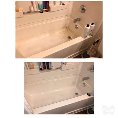 Tub cleaning