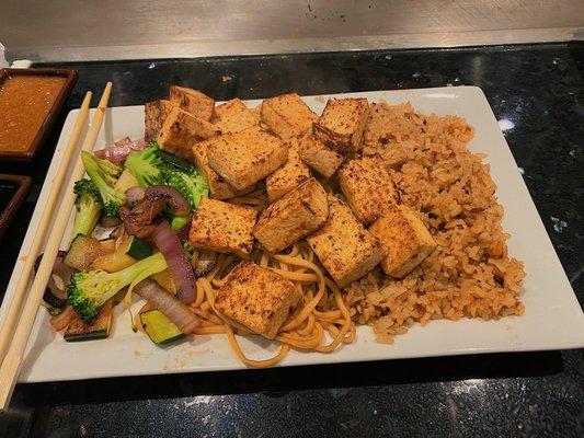 Tofu hibachi!