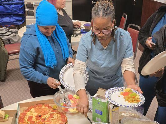 We did it! New caregivers celebrating their completion of HCA!