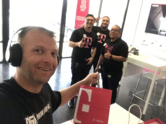 Great friendly service at the local T-Mobile store. Thanks fellas for some Beats and goodies!