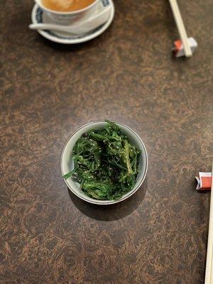 Seaweed Salad.