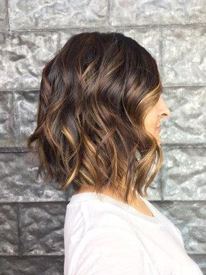 Long Bobs aka LOBS and Balayage are what's hot!