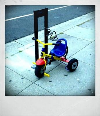 Plenty of bike parking out front!