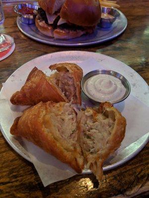 Pot pie samosas (so good)