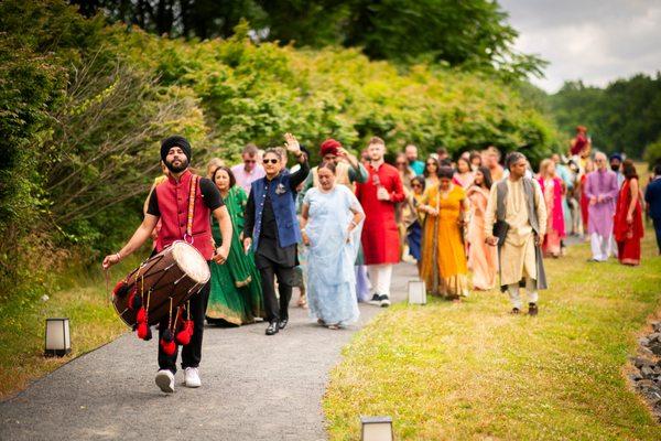 Irish-Punjabi wedding.