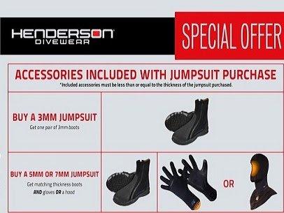 Buy Henderson Aqua Lock Wetsuit get Free Accessories - boots, gloves and/or hoods