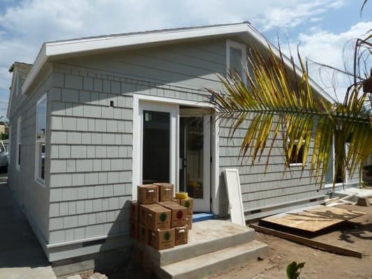 Finishing Up the back of the house