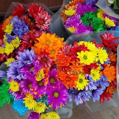 Colorful flowers.