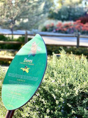 Bee sign at Cordova Park in Mission Viejo, California