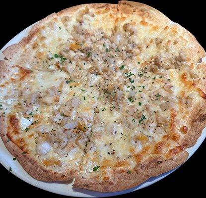 Thin Crust Clam Pizza