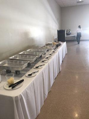 No catering event too large or too small